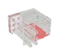 KiBcsLic Fourmilière Scientifique Nid de Colonie Maison D'Élevage Habitat Transparent avec Conception Étanche pour Une Vue Panoramique Adapté à L'Étude du Comp, 1.5 Cm