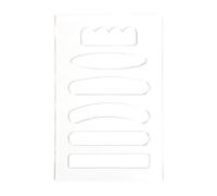 KiBcsLic Gabarit de Fraisage En Acrylique Transparent, Pièce de Puzzle, Planche de Service, Gabarit de Fraisage pour