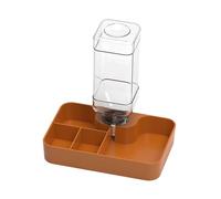 KiBcsLic Gamelle pour Reptiles, Accessoire pour Amphibiens, Bol d'eau pour Dragon, Serpent, Gecko, Kaki Grand