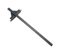 KiBcsLic Guide de Refente Métallique pour Scie Circulaire, avec Règle Graduée, Accessoire pour Scie électrique, Outil de Guidage de Bord, Idéal pour L'atel, 8.4 cm x 27.2 cm