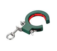 KiBcsLic Guide Fil pour Passe-fil Plateau Poulie Rouleau de Câble en Nylon Robustesse Optimale Système de Fixation Réglable Utilisable sur Chantiers et, Vert
