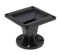 KiBcsLic Haut-Parleur Tweeter Cornet Ondulé Pavillon Plat Plastique Professionnel Guide d'onde Tweeter Audio Sortie Plate Cornet Adapté à la Scène DJ