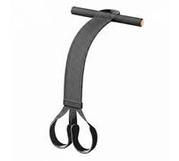 KiBcsLic Home Exercise Puller Appareil d'Entraînement pour Abdos Taille Jambes Corde Élastique Extenseur Pédalier Sangle d'Assistance Sit-up Résistance en PP, Noir