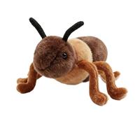 KiBcsLic Insecte Poupée Jouet Doudou Animal en Toucher Moelleux en PP Coton Réalisme Soigné Apprend la Nature, 20CM, Fourmi