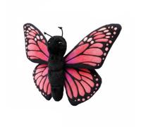 KiBcsLic Insecte Poupée Jouet Doudou Animal en Toucher Moelleux en PP Coton Réalisme Soigné Apprend la Nature, 18CM, Papillon