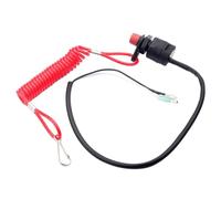 KiBcsLic Interrupteur Moteur Hors-Bord Coupe-Circuit Corde de Sécurité Démarrage sans outon-Poussoir Étanche Matériau Adapté aux Propriétaires de