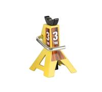 KiBcsLic Jack Stand Modèle Support pour Voiture Métal Réglable Outil de Réparation Élément de Levage Adapté Aux Amateurs de Trucks Télécommandés Jouet de Simul, Jaune