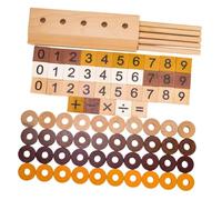 KiBcsLic Jeu D'arithmétique Composé de Blocs à Compter, Idée Cadeau pour Découvrir et Apprendre Les Notions de Mathématiques, Jouet éducatif pour Les Anniv