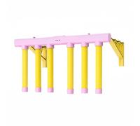 KiBcsLic Jeu de Capture de Bâtons Entraînement Sensoriel Machine à Attraper Les Bâtons Alimenté par USB par USB Jouet Défi Rapidité Manuelle, Pink