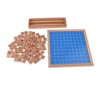 KiBcsLic Jeu éducatif de Tableaux de Nombres, Matériel Mathématique, Cartes de Nombres Continus, Développement des Fonctions, Pensée Créative chez l'enfant