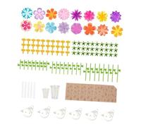KiBcsLic Kit de Création de Bouquets de Fleurs à Faire Soi-même, Activités Artistiques et Manuelles, Kit D'activités pour Créer Des Fleurs pour Un Annivers, Style C
