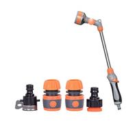 KiBcsLic Lance D'arrosage de Jardin Filetée G1/4, Buse Rotative à 160°,