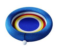 KiBcsLic Lit à Griffer Chat Planche à Griffer Jouet à Balle Suspendue Accessoire pour Chat Confort en Flanelle Résistante Base Antidérapante Protection Mobilie, Rond