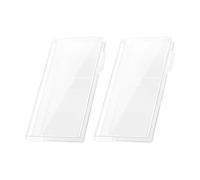KiBcsLic Lot de 2 Pochettes de Protection Transparentes pour Agenda Hebdomadaire, à Utiliser à La Maison Ou En