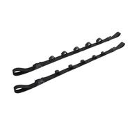KiBcsLic Lot de 2 Supports de Cannes à Pêche en Nylon pour Voiture, Capacité de 5 Cannes, pour Wagons de et Voitures