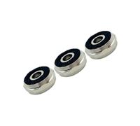 KiBcsLic Lot de 3 Couvercles Supérieurs de Rechange pour Pistons de Trompette de Poche, Accessoires de Réparation Fonctionnels.