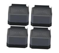 KiBcsLic Lot de 4 Patins Anti-vibrations pour Pieds de Meubles de Lit et de Chaise, Gris, 1 Couche
