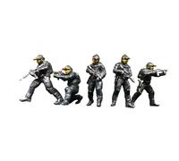 KiBcsLic Lot de 5 Figurines Miniatures de Commandos Russes à l'échelle 1:64, représentant des Soldats des Forces spéciales, pour Table de Jeu de Sable.