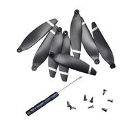 KiBcsLic Lot de 8 Hélices de Drone pour Drone, Composants de Performance Fiables, Réparation et Remplacement