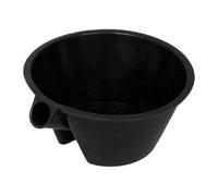 KiBcsLic Louche D'Arrosage Outil de Plantation Récipient de Nettoyage Cuillère de Jardin Puisette Robuste à Surface Lisse Adapté pour Arroser Les Fleurs L'Usag, Noir