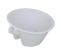 KiBcsLic Louche D'Arrosage Outil de Plantation Récipient de Nettoyage Cuillère de Jardin Puisette Robuste à Surface Lisse Adapté pour Arroser Les Fleurs L'Usag, Blanc