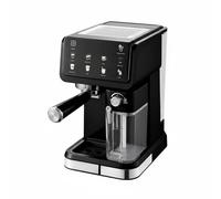 KiBcsLic Machine à Expresso Haute Pression 20 Bar Cafetière Expresso Domestique Construction En Acier Inoxydable Machine à Café à Écran Sensible pour Bureau, Noir