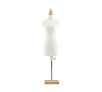 KiBcsLic Mannequin de Couture Miniature, Mini-tailleur, Couturier, Mannequin de Création de Vêtements, Corps de Mannequin pour Micro-, Socle carré de 33 cm