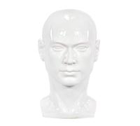 KiBcsLic Mannequin Tête Support Perruque Maquette Accessoires Présentoir PVC avec Conception Robuste et Surface Propre Adaptée pour Salon Magasin Décoration AR