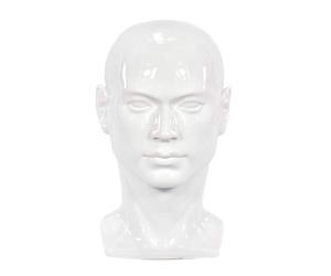 KiBcsLic Mannequin Tête Support Perruque Maquette Accessoires Présentoir PVC avec Conception Robuste et Surface Propre Adaptée pour Salon Magasin Décoration AR
