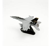 KiBcsLic Maquette d'avion Chasse Statique Avion Chasse Miniature Décoratif Jouet pour Collectionneurs, 1/100 F18 Escadron Jolly Rogers