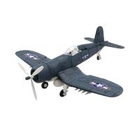 KiBcsLic Maquette d'avion de Chasse Au 1/48, à Monter Soi-même, Fabrication Artisanale, Matériel Pédagogique Idéal pour Une Collection Ou Un Salo, Bleu Marine