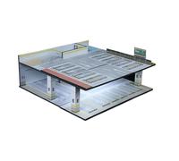 KiBcsLic Maquette de Diorama à L'échelle 1:64 d'un Parking Souterrain, Servant de Décoration de Table avec Une Scène de Parking.