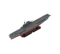 KiBcsLic Maquette de Navire Porte-avions de Guerre Kit D'Assemblage Jouet de Bateau Modèle Miniature de Construction Puzzle Ludique En PP Adapté pour, Entreprise