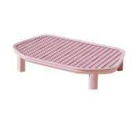 KiBcsLic Marchepied Litière pour Chat Tapis de Piégeage Réutilisable Surface Antidérapante Résistante Nettoyage Facile Adapté à La Maison Espace de Vie D'Anima, Rose