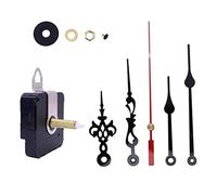 KiBcsLic Mécanisme de Mouvement D'Horloge Murale Kit Pièces Moteur Main Batterie Crochet Métallique pour Montage Adapté à Remplacement Bricolage Usage Intérieu, 31mm
