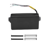 KiBcsLic Micro Double Bobinage pour Guitare électrique, Pièce de Rechange Pratique, Scellé Par Vis, Petit Micro Humbucker pour Guitare électrique, Pont Noir