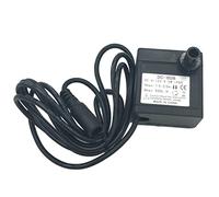 KiBcsLic Mini Pompe à Eau 5W DC 12V 150cm pour Bassins, Hydroponie et Statues