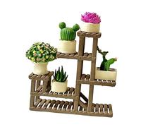 KiBcsLic Miniature Porte-fleurs Accessoires Potted Fleurs Modèles Résine Maison de Poupée Micro Convient pour Bureau Bonsai Cake Cadeau, Style A