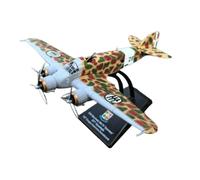 KiBcsLic Modèle d'avion Maquette Alliage Bombardier Réplique Décorative avec Hélice Mobile Idéal pour Bureau Salle D'Étude Salon Cadeau Collectionneur, Style C
