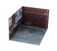 KiBcsLic Modèle de Voiture à L'échelle 1/64, Accessoires de Scène de Parking, Figurines, Véhicule, Jouet