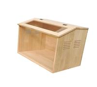 KiBcsLic Nichoir pour Poussins, Zone de Nidification pour Cailles, Fournitures pour Habitat de Poulet Transparent, 50x30x30cm