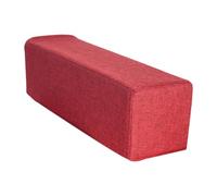 KiBcsLic Oreiller de Soutien pour Bras de Canapé Mousse Haute Densité Confortable Housse Lavable Adapté pour Divan Lit Siège d'Angle, Rouge