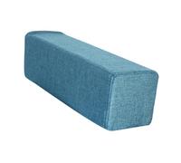 KiBcsLic Oreiller de Soutien pour Bras de Canapé Mousse Haute Densité Confortable Housse Lavable Adapté pour Divan Lit Siège d'Angle, Bleu