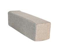 KiBcsLic Oreiller de Soutien pour Bras de Canapé Mousse Haute Densité Confortable Housse Lavable Adapté pour Divan Lit Siège d'Angle, Beige