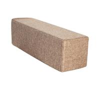 KiBcsLic Oreiller de Soutien pour Bras de Canapé Mousse Haute Densité Confortable Housse Lavable Adapté pour Divan Lit Siège d'Angle, Brun