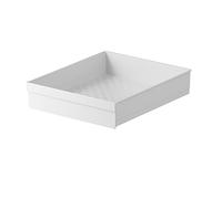 KiBcsLic Organisateur de Placard Coulissant Boîte de Rangement Glissante pour Condiments Tiroir sous Évier Multifonction Montage Rapide Adapté à Bureau Chambre, 25cm