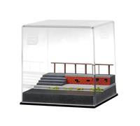 KiBcsLic Ornement de Modèle D'escalier de Parc à L'échelle 1/64 pour Accessoire de Chemin de Fer Miniature de Table de Sable