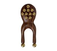 KiBcsLic Outil de massage manuel Gua Sha en bois pour les yeux et le visage, cadeau d'anniversaire, massage des points d'acupuncture, outil de facial