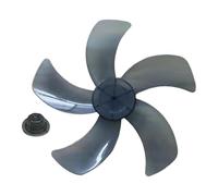 KiBcsLic Pales de Ventilateur Composant de Refroidissement Hélice de Rechange Lames de Bureau Pièce Électrique En Matériau Léger pour Montage Facile Adapté Pou, Gris