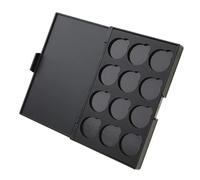 KiBcsLic Palette Magnétique pour Maquillage Support Portable Ombres Poudres Fonction Personnalisable Plastique Magnétique Adaptée pour Professionnels